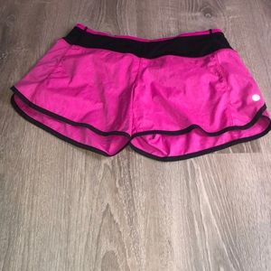 Lululemon pink shorts